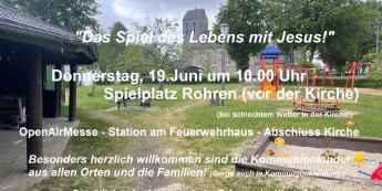 Fronleichnam Rohren 2025